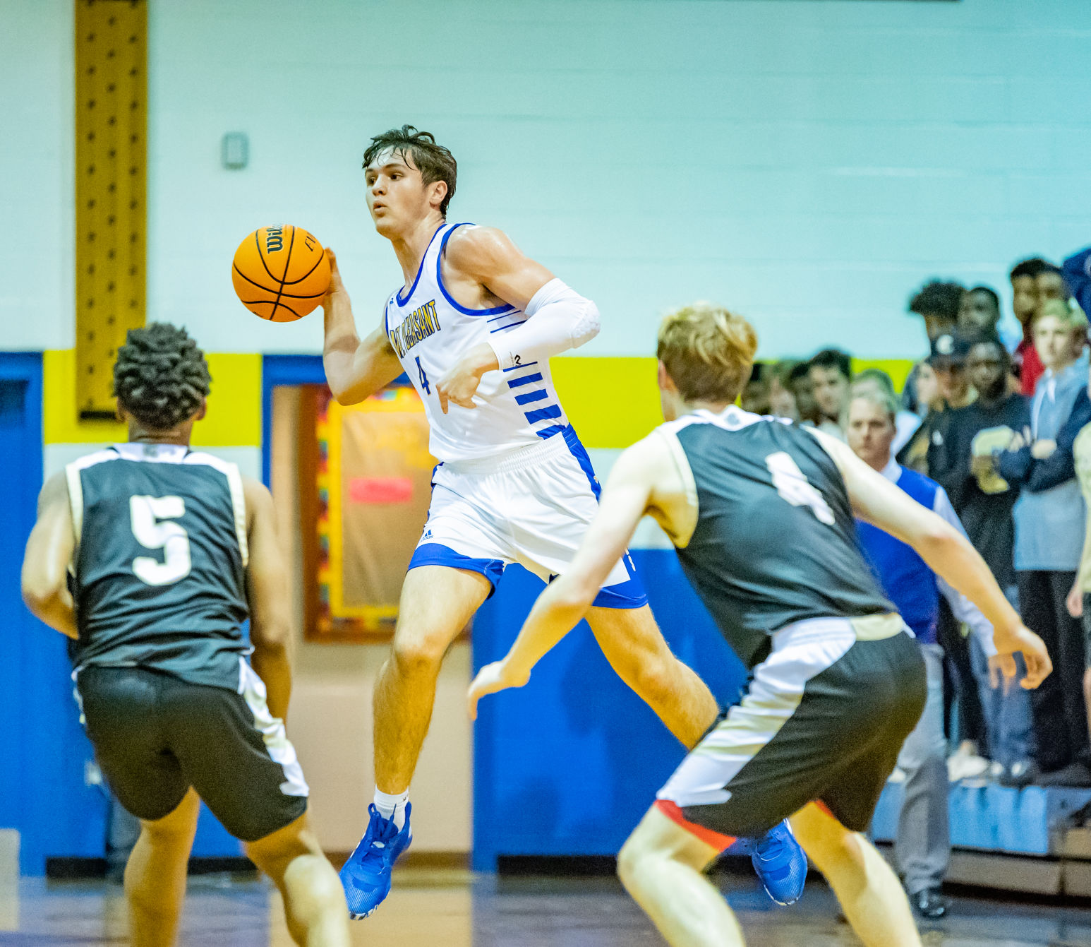 Friday night basketball action